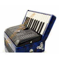 E. Soprani 26 key 48 bass blue accordion, MIDI options available